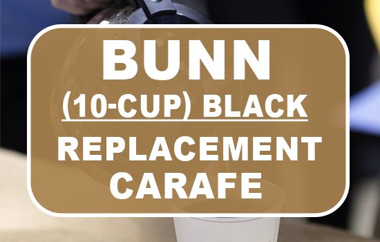 BUNN 10 Cup Replacement Carafe Black