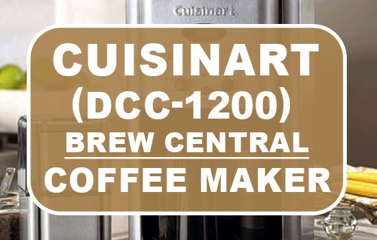 cuisinart brew central dcc-1200