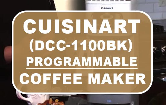 cuisinart coffee maker dcc 1100BK