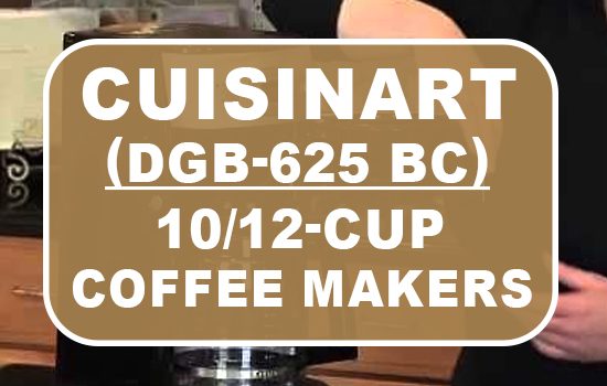 cuisinart dgb 625bc