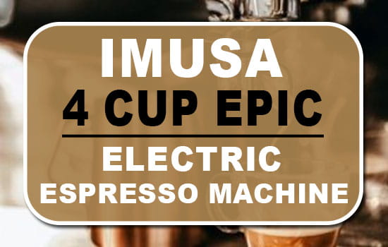 IMUSA 4 Cup Epic Electric Espresso