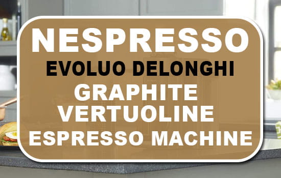 Nespresso Evoluo DeLonghi Graphite Vertuoline