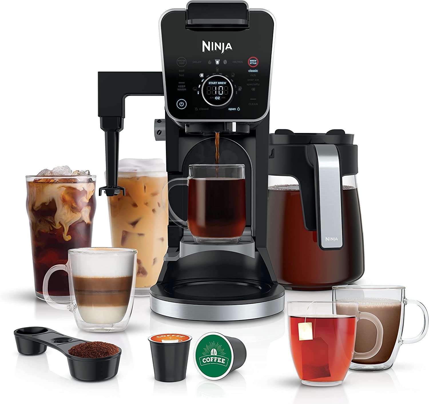 Ninja CFP301 Dual Brew Pro System 12 Cup Coffee Maker Coffee Bianco   71lyIc5Do5L. AC SL1500  